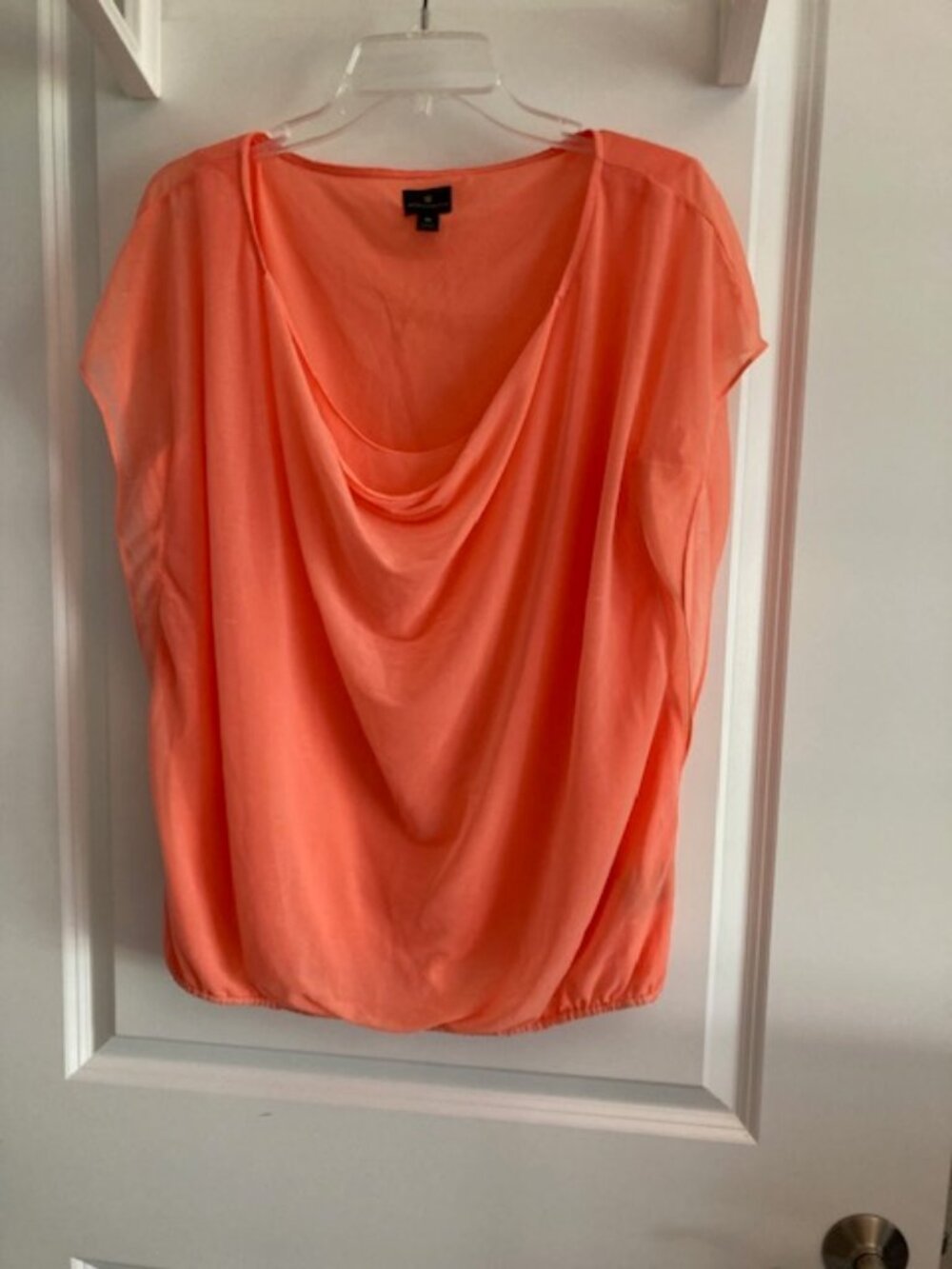 Worthington XL double layer peach blouse